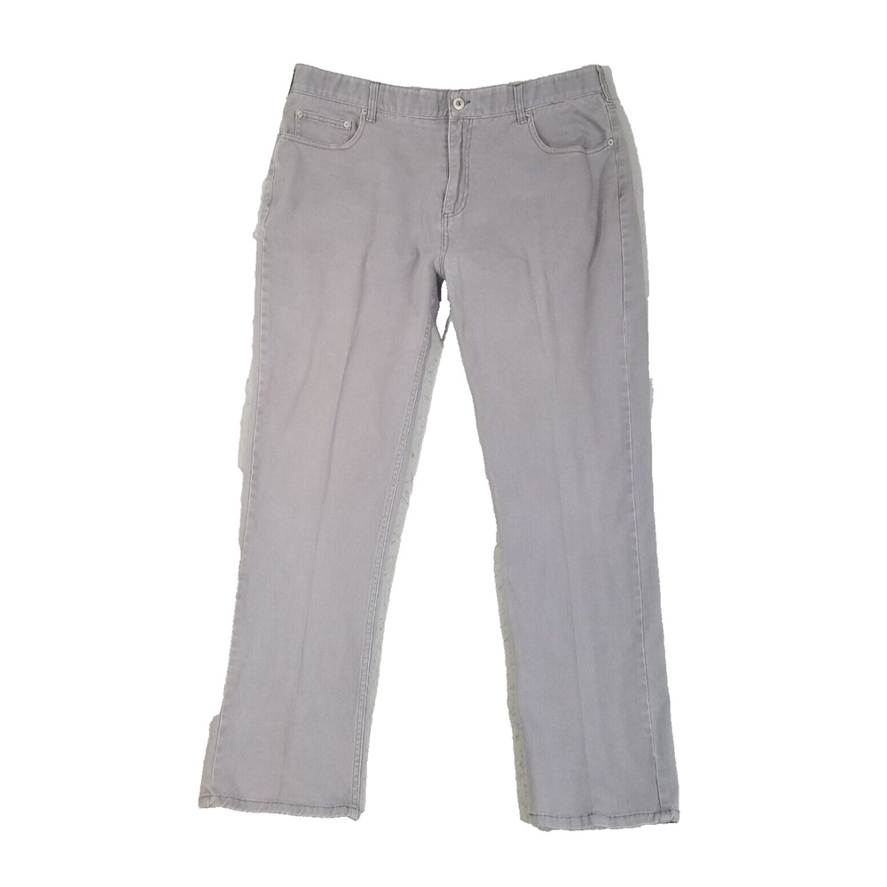 Iron Co jeans mens 38x31 Regular fit grey comfort waist flex stretch denim pants